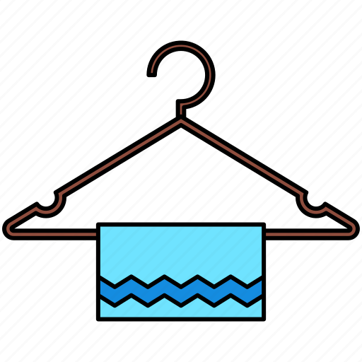 Hanger, towel, hotel, accommodation icon - Download on Iconfinder