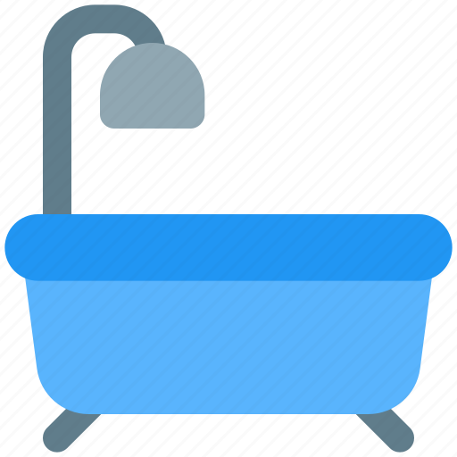 Bathtub, hotel, bath, service, bathroom, facility icon - Download on Iconfinder