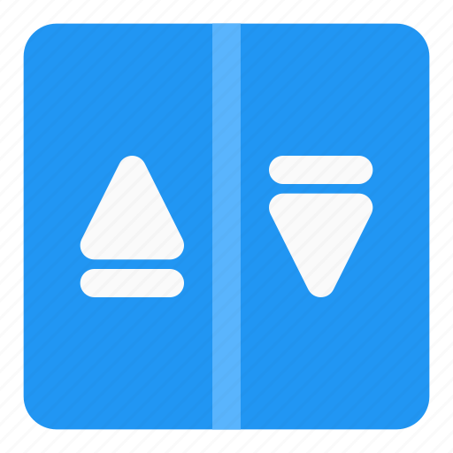 Elevator, hotel, lobby, arrows, lift, service icon - Download on Iconfinder