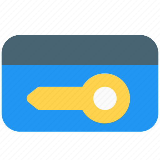 Key, card, hotel, access, facility, room icon - Download on Iconfinder