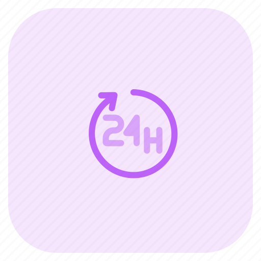 24hours, check-in, service, facility, hotel, travel icon - Download on Iconfinder