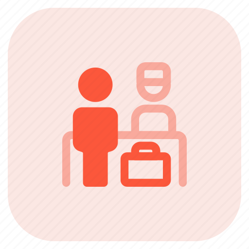 Check, in, hotel, front desk, vacation, holiday icon - Download on Iconfinder