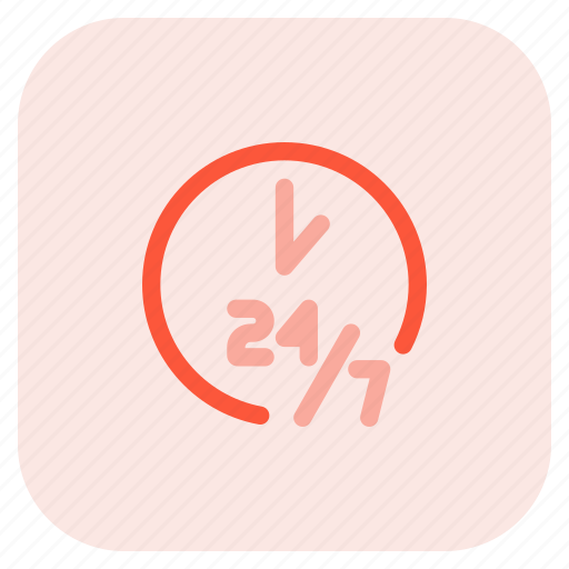 Checkin, hotel, 24hours, service, facility, vacation icon - Download on Iconfinder