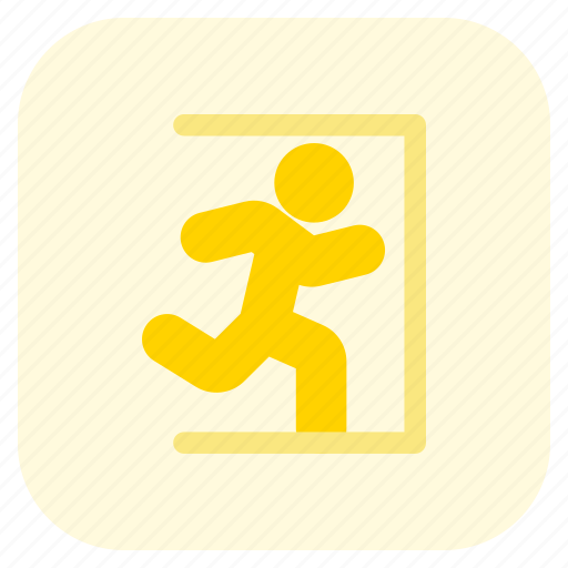 Emergency, exit, hotel, gateway, service, holiday icon - Download on Iconfinder
