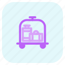luggage, cart, hotel, bag, trolley, amenities