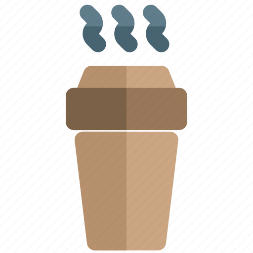 Coffee, cafe, disposable, cup, hot, beverage, hotel icon - Download on Iconfinder