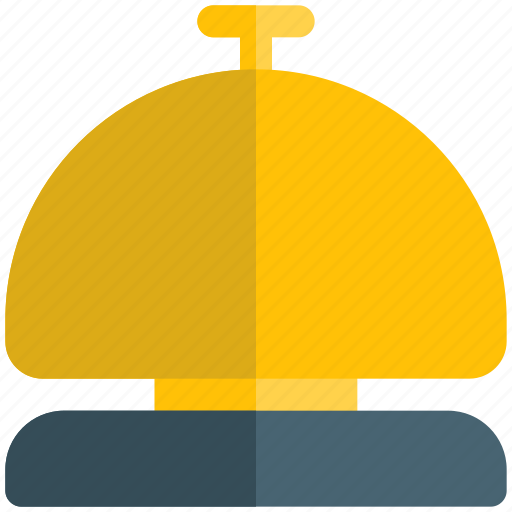 Reception, bell, ring, front desk, service, accommodation, staycation icon - Download on Iconfinder