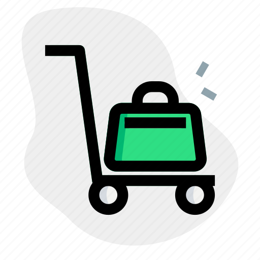 Luggage, trolley, hotel, cart, bag, suitcase icon - Download on Iconfinder