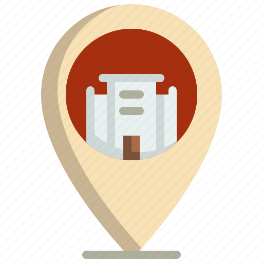 Hotel, travel, location, map, tourism icon - Download on Iconfinder