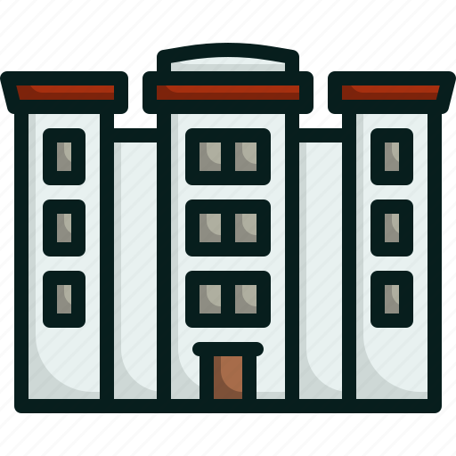 Hotel, architecture, travel, urban, building icon - Download on Iconfinder