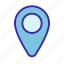 hotel, location, pin, location pin, map point, placeholder, map 