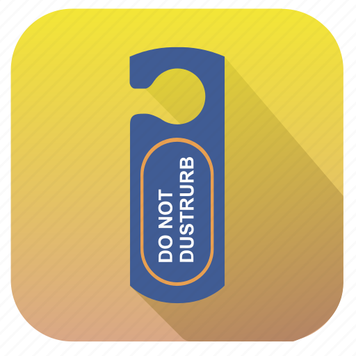 Disturb, do, guest, hotel, not, room icon - Download on Iconfinder