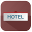 apartments, hotel, label, sign 