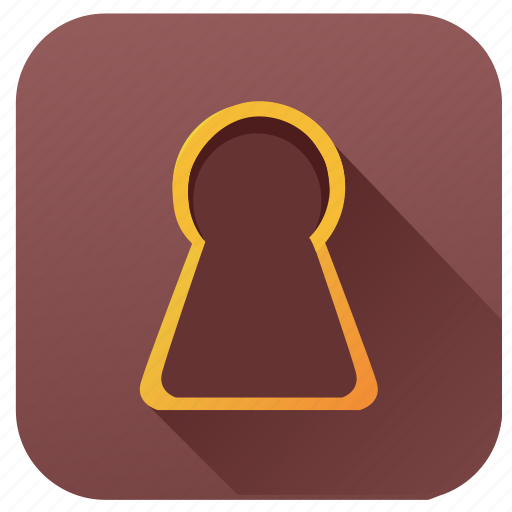 Door, hotel, key, keyhole, open, room icon - Download on Iconfinder