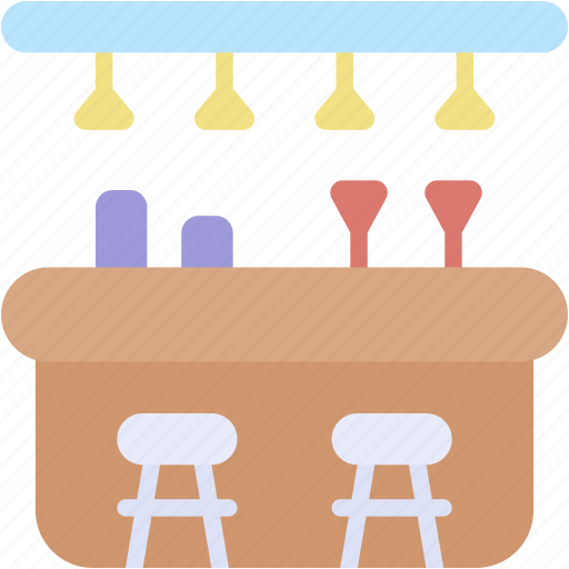 Bar, counter, restaurant, seat, stool icon - Download on Iconfinder