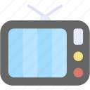 tv, television, screen, monitor, antique, vintage