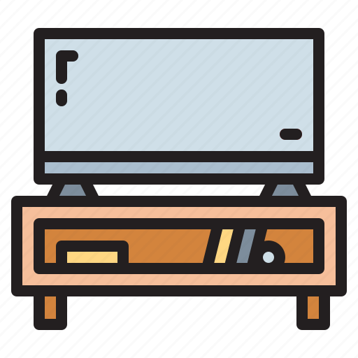 Cabinet, cupboard, table, television, tv icon - Download on Iconfinder