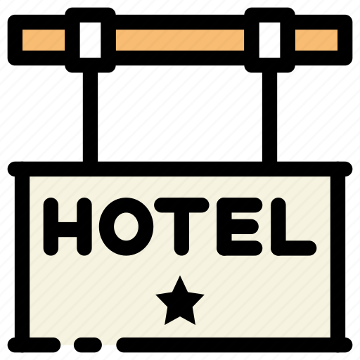 Hotel, hotel sign, location icon - Download on Iconfinder