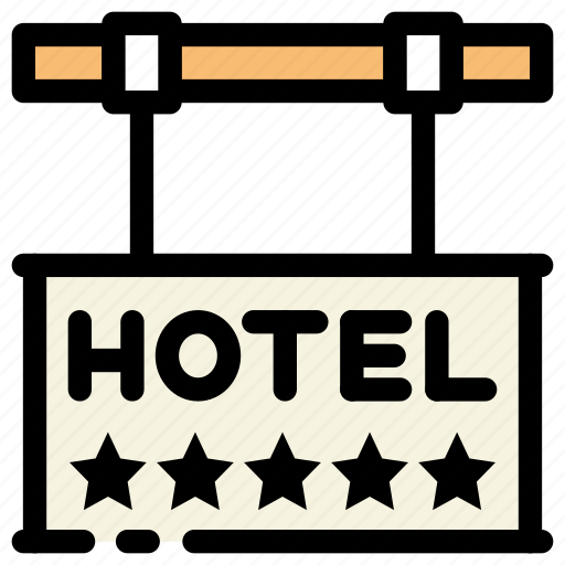 Hotel, hotel sign, sign icon - Download on Iconfinder
