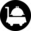 hotel, room, service, room service, serving, waiter icon