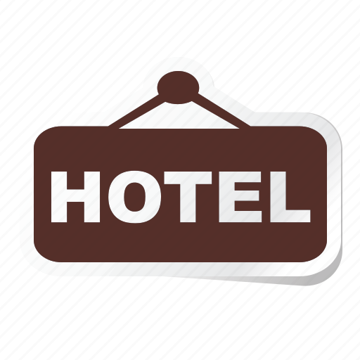 Acomodation, hotel, service, resort, travel, vacation icon, hotel sign icon - Download on Iconfinder