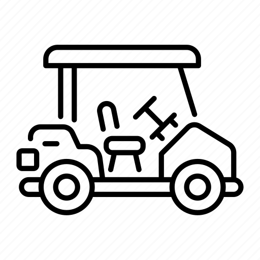 Golf cart, vehicle, transport, travel, golf caddy icon - Download on Iconfinder