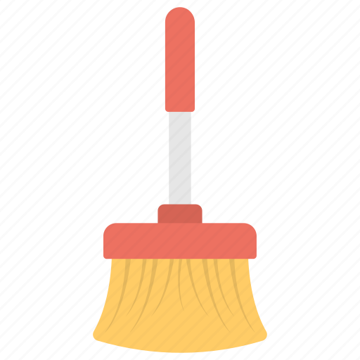 Bristles, broom, brush, floor cleaner, modern broom icon - Download on Iconfinder