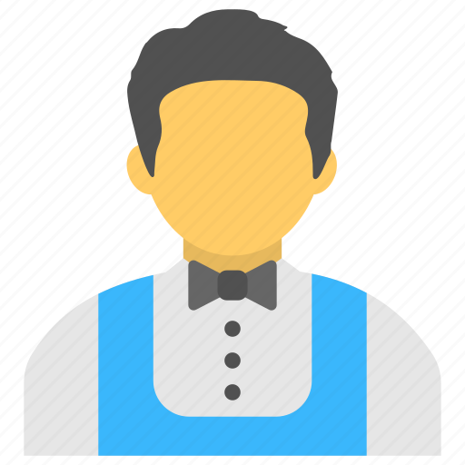 Bartender, butler, waiter, waiter profile, worker icon - Download on Iconfinder