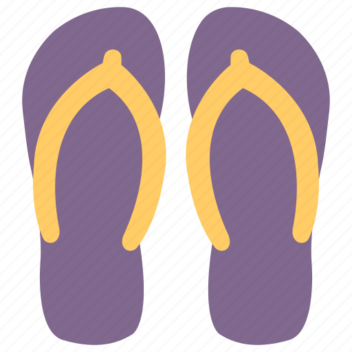 Flip flops, footwear, sandals, slipper, strappy footwear icon - Download on Iconfinder