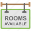 hotel rooms, motel, notice board, rooms available, sign board 