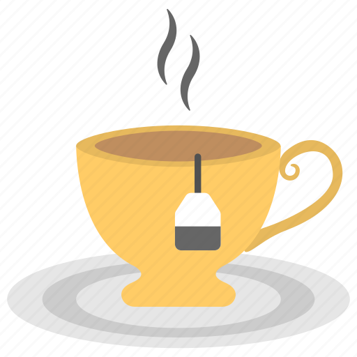 Cup of tea, hot tea, tea, tea bag, tea break, tea time icon - Download on Iconfinder
