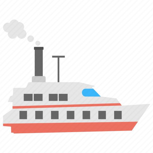 Cruise ship, luxurious ride, sea route, travel by water, vacations icon - Download on Iconfinder