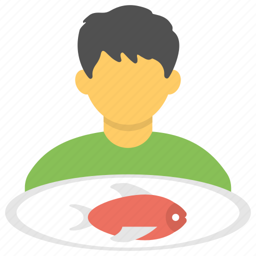Eating fish, fish dish, fish on plate, seafood platter, served meal icon - Download on Iconfinder