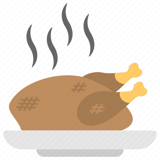 Expensive meal, fresh meal, roasted turkey, simmering meat, smoked chicken icon - Download on Iconfinder
