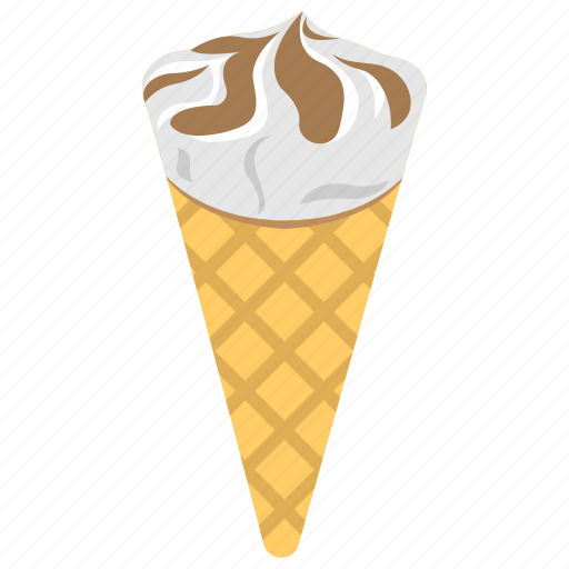 Ice cream, ice cream cone, icing treat, kids treat, snack icon - Download on Iconfinder