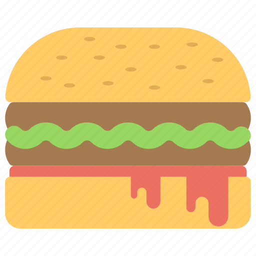 Delicious burger, fast food, giant burger, meal, snack icon - Download on Iconfinder