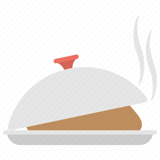 Cloche, cooked food, fresh meal, fresh meat, served food icon - Download on Iconfinder