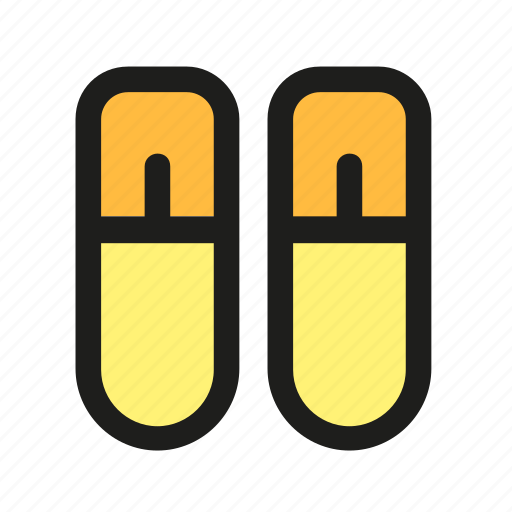Footwear, home, hotel, room, shoes, slippers icon - Download on Iconfinder