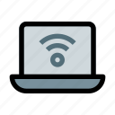 laptop, wifi, connection, hotel, network