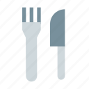 fork, knife, kitchen, dinner, restaurant