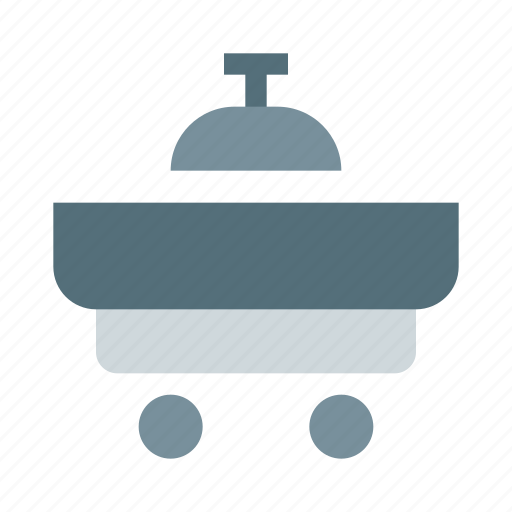 Trolley, hotel, travel, food icon - Download on Iconfinder