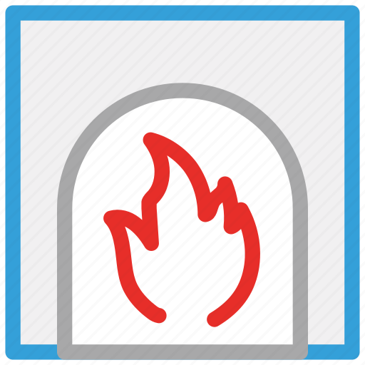 Chimney, fire, fireplace, warm icon - Download on Iconfinder