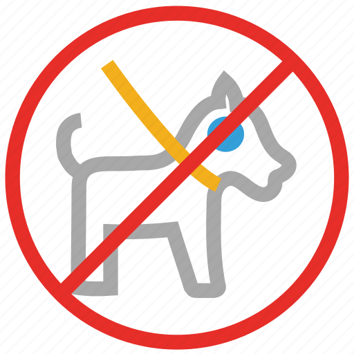Animal, animals, not allowed, no pets sign icon - Download on Iconfinder