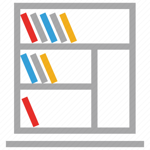 Books, bookshelves, library, study icon - Download on Iconfinder