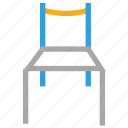 chair, furniture, seat, wooden chair