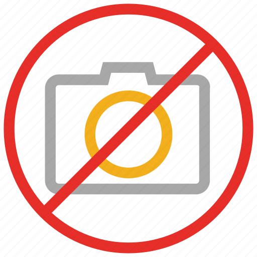 Camera not allowed, no camera sign, no photo camera, no photography icon - Download on Iconfinder