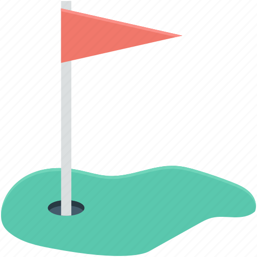 Golf, golf club, golf course, golf flag, golf hole flag icon - Download on Iconfinder