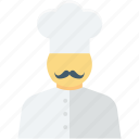 chef, chef avatar, cook, occupation, restaurant staff