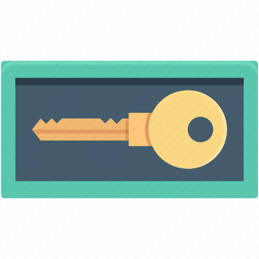 Door key, key, protection, room key, security icon - Download on Iconfinder