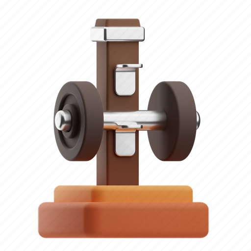 Gym, weight, dumbbell, equipment, health, sport, fitness 3D illustration - Download on Iconfinder